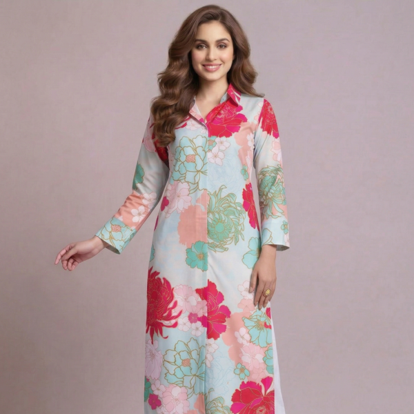 Maslin Floral cord Set